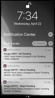 river levels & flows iphone screenshot 4