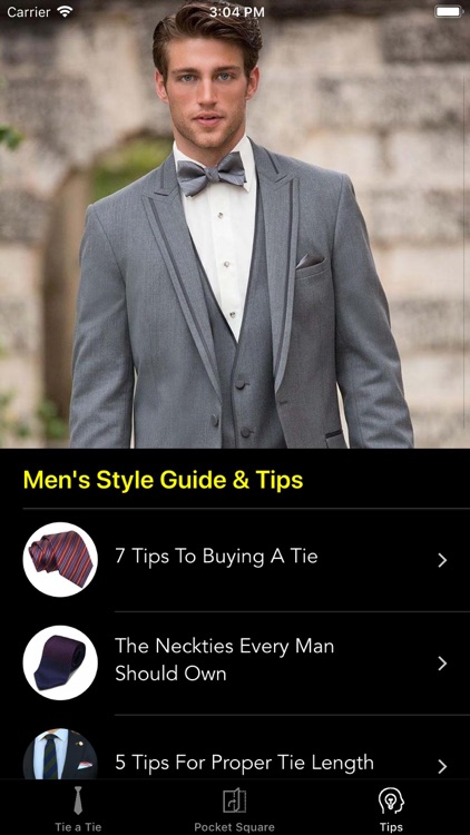 How To Tie a Tie • screenshot-7