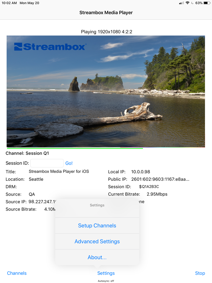 Streambox Media Player