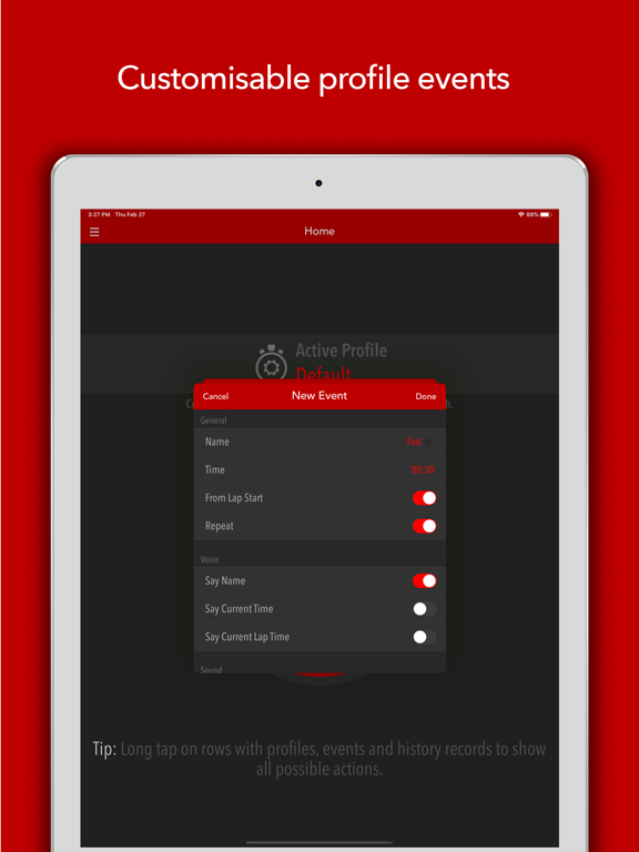 Super Stopwatch PRO iPad screenshot 5 - Utilities app