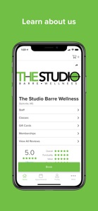 The Studio Barre and Wellness screenshot #2 for iPhone