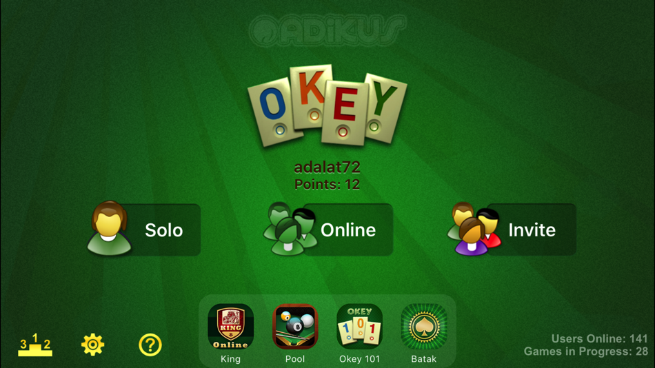 #2. Okey Online (iOS) 由: Adikus