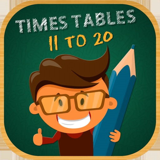 Math Times Tables 11 to 20