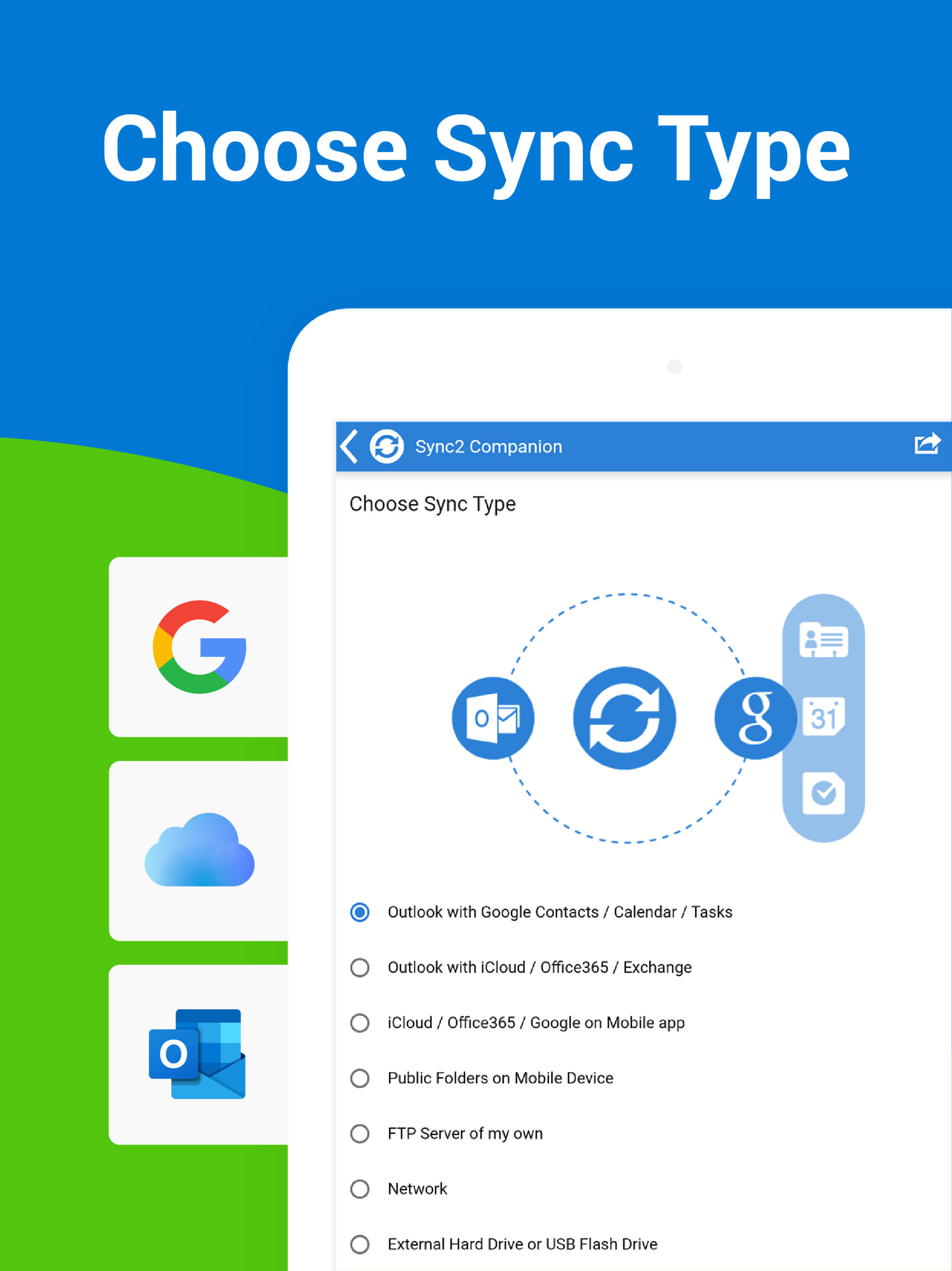 Sync2 Outlook Google & iCloud