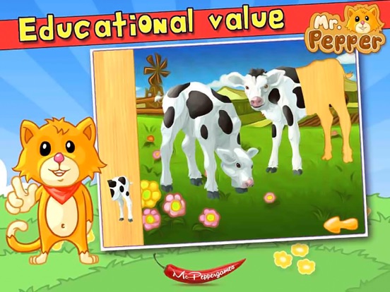 Baby Animals Puzzle - For Kids iPad app afbeelding 1