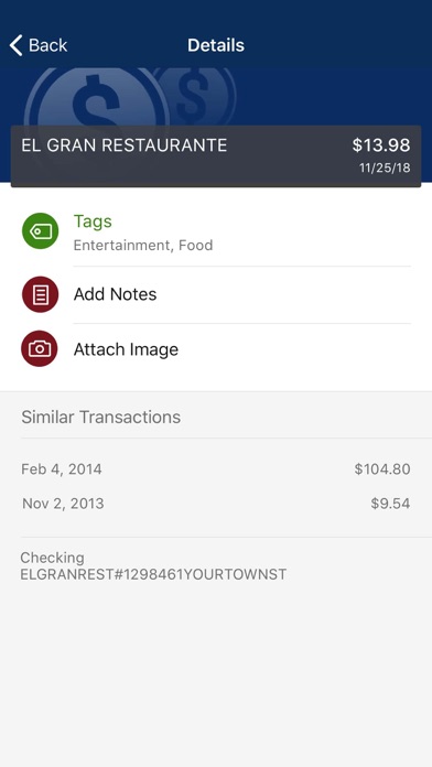American Heritage Bank Screenshot