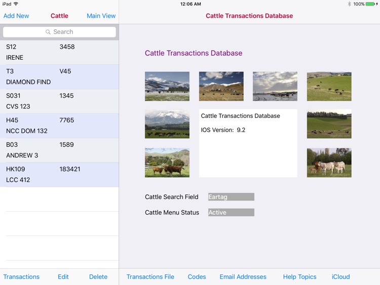 Cattle Transactions Database