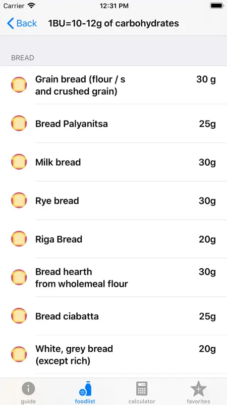 Diabettes & Carbohydrates screenshot 4 of 9