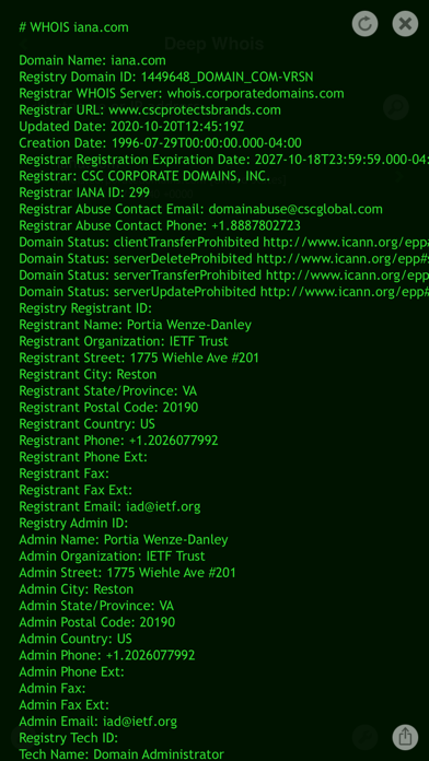 Screenshot #2 for Deep Whois