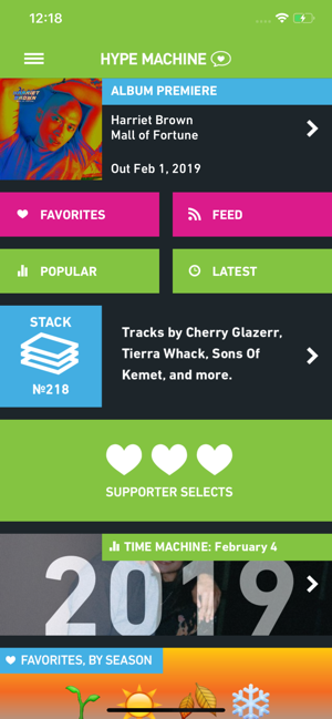 Hype Machine Screenshot