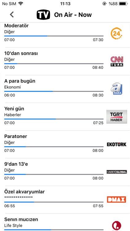 Turkey TV Schedule & Guide