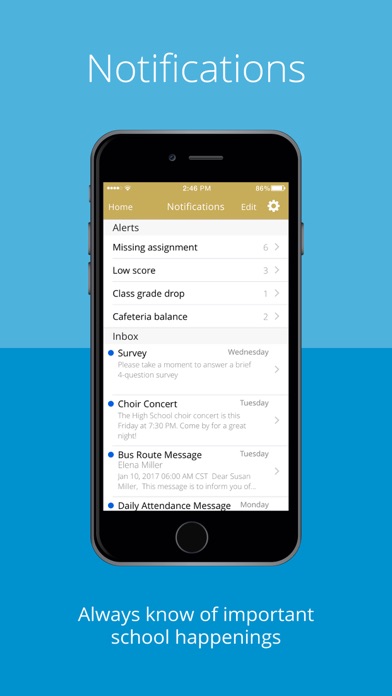 Highlands School District Screenshot