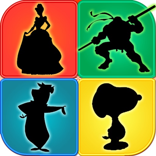 Cartoon Shapes Shadow Quiz Trivia ~ Learn Famous Animation Movie Character Name icon