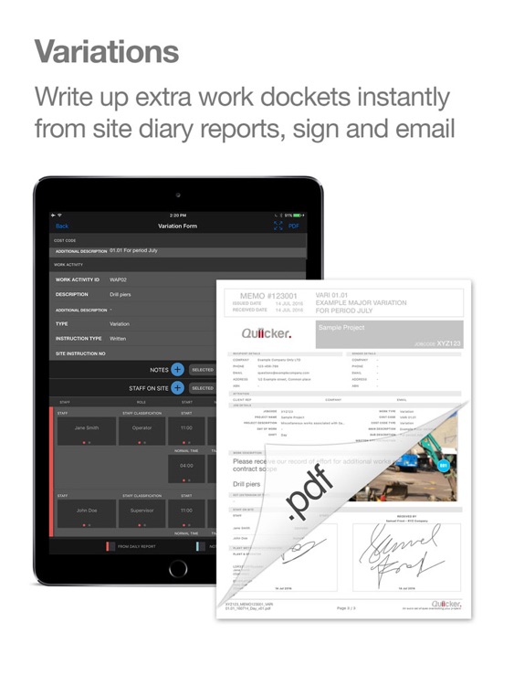 Quiicker Site Management Tool