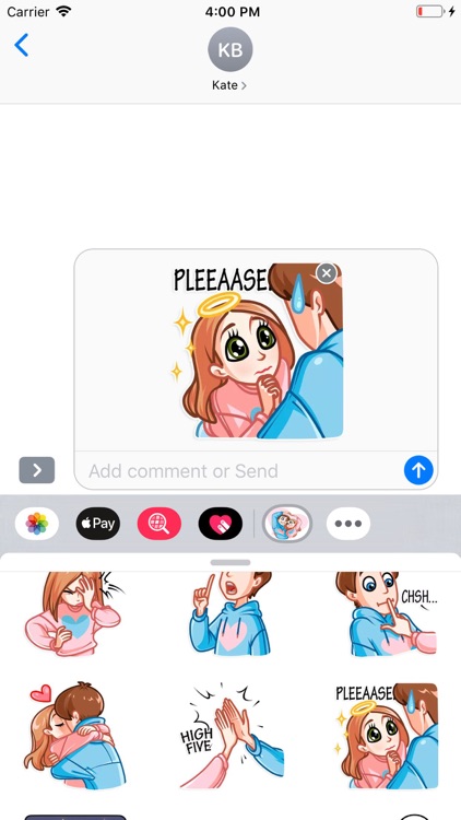 Couple Story Love Stickers screenshot-9