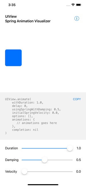 UIView Animation Visualizer(圖1)-速報App