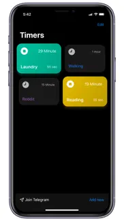 timer - create multiple timers iphone screenshot 4