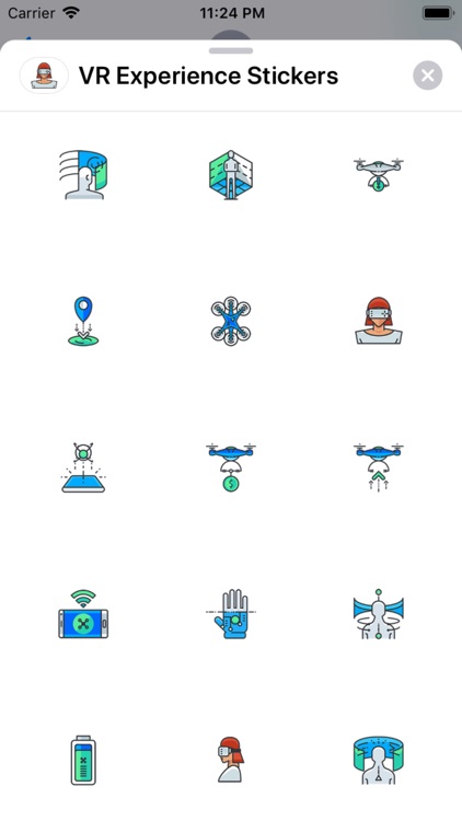 VR Experience Stickers