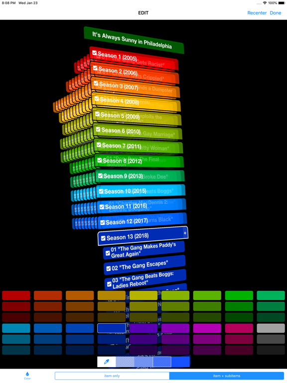 Lists 3D Pro - to-do & outline screenshot 4