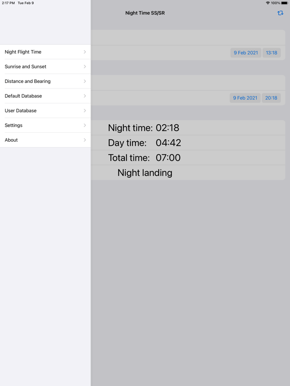 Screenshot #5 pour Flight night time