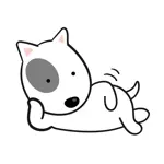 Cute dog Bull Terrier App Support