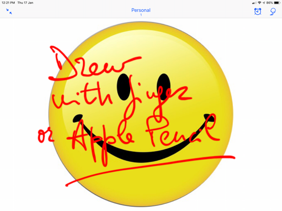 PocketJot - Handwritten Notes iPad screenshot 8 - Productivity app