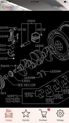 Car Parts for Nissan screenshot 1