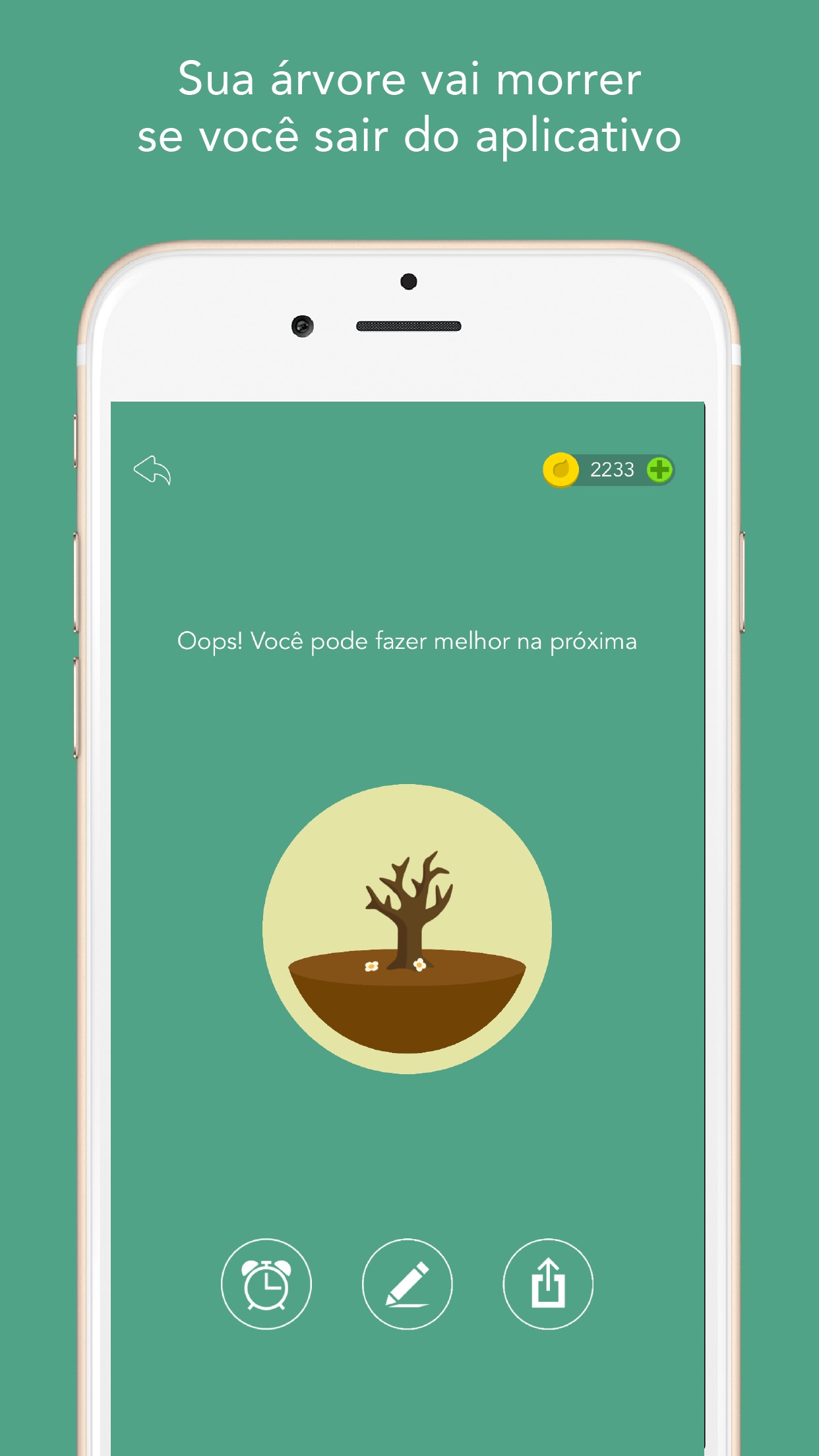 Screenshot do app Forest