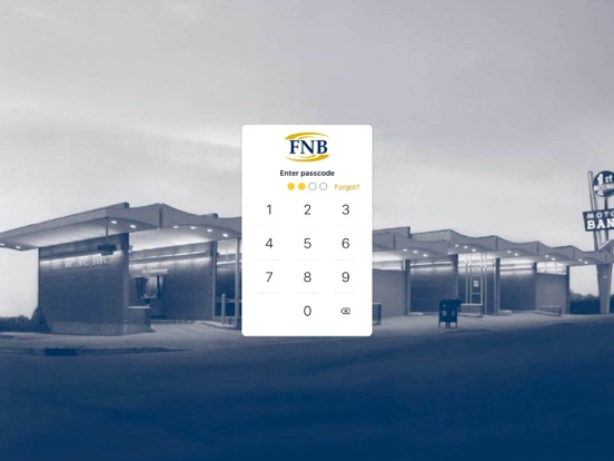 Mobile FNB iPad screenshot 3 - Finance app