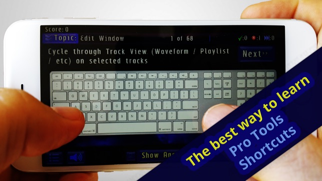 Pro Tools Shortcuts Trainer