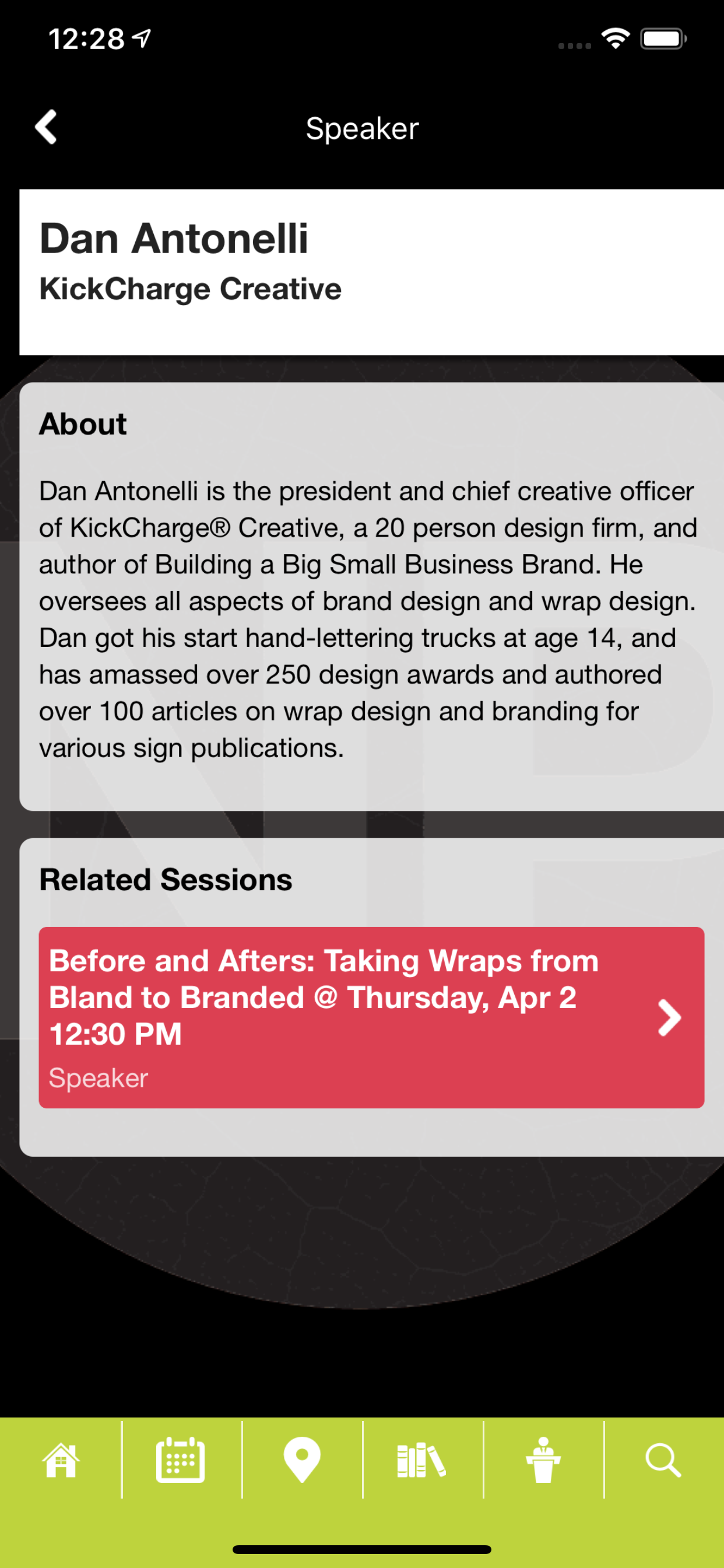 ISA Mobile Events screenshot 5