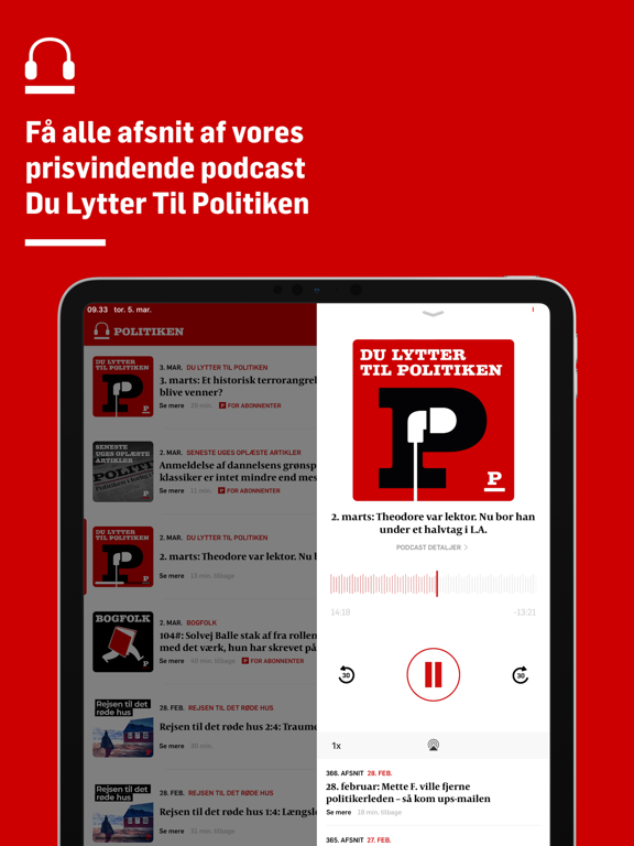 Screenshot #5 pour Politiken Podcast