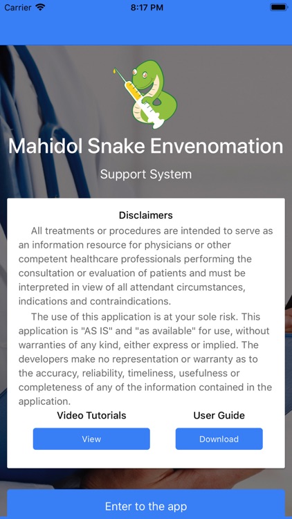 Mahidol Snake Envenomation