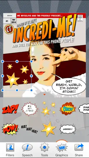 Capture d'écran de Comic Touch 2 sur iPhone 5
