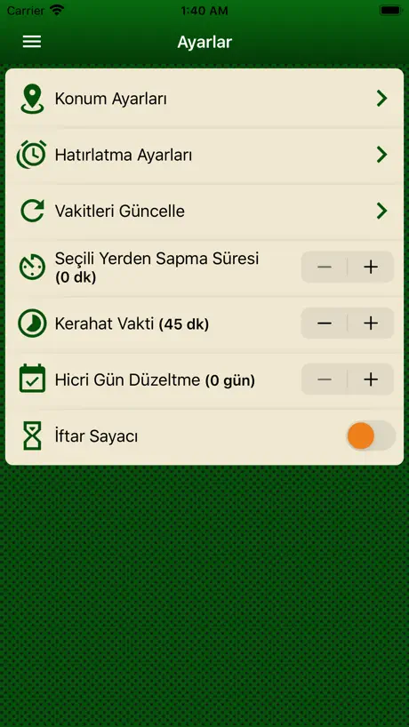 Namaz Vakti