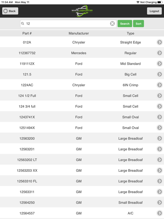 White Converter Recycling iPad screenshot 2 - Business app