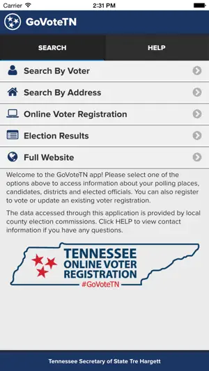 GoVoteTN screenshot 1