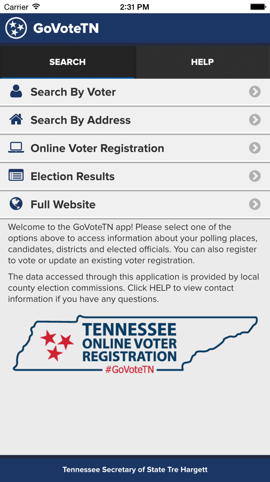 #1. GoVoteTN (iOS) 由: Tennessee Secretary of State