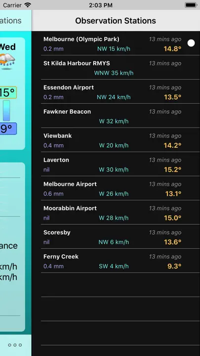 Oz Weather Plus iPhone Screenshot 5