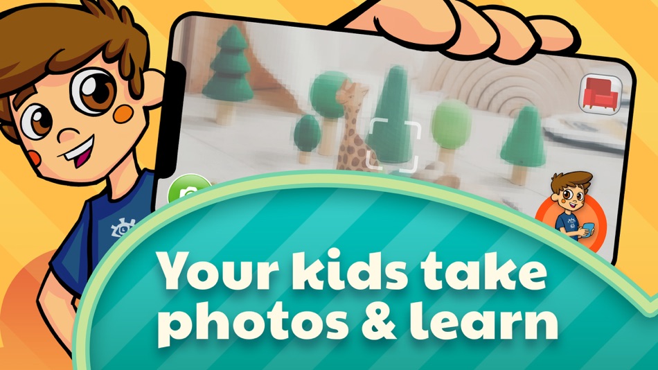 #1. KidCam: Learn Shapes & Colors (iOS) Bởi: ViewBug