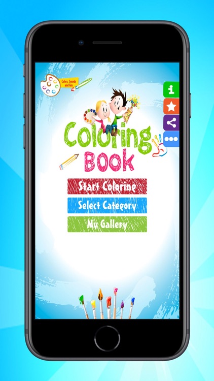 Kids Coloring Activity Book