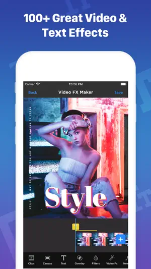 Video FX: Movie Clip Editor screenshot 1