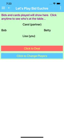 Game screenshot Play Bid Euchre apk