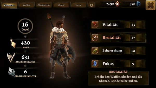 Grimvalor iPhone Spiel Screenshot 3 – Spiele