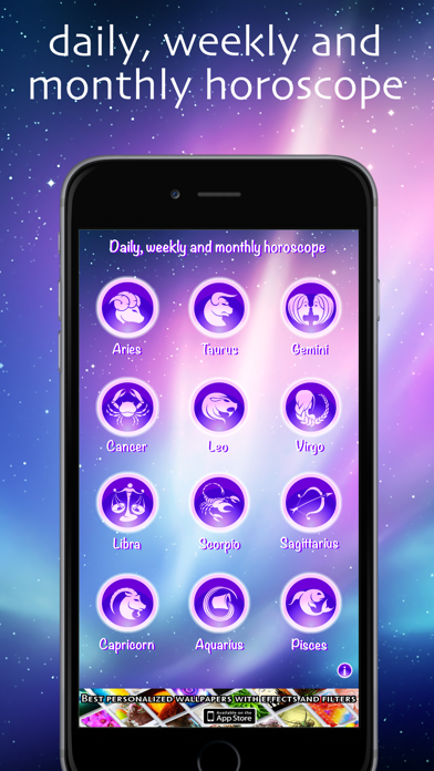 Daily Weekly Monthly Horoscope Screenshot