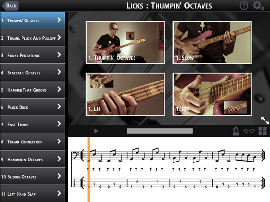 Beginning Slap Bass MarloweDK iPad app afbeelding 2
