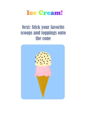 Ice Cream Cone Stickers!のおすすめ画像4