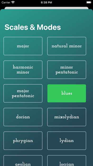 Scales Pro - Chords & Scales Screenshot