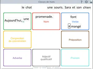 École : Classes de mots screenshot 1