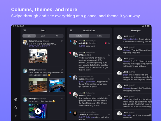 Mast: for Mastodon iPad app afbeelding 2